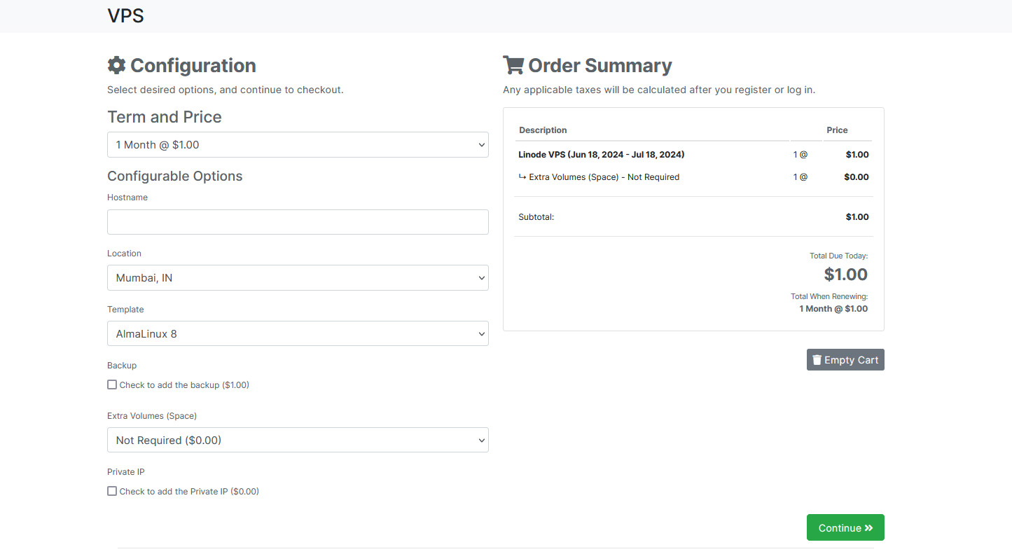 Linode VPS Automation