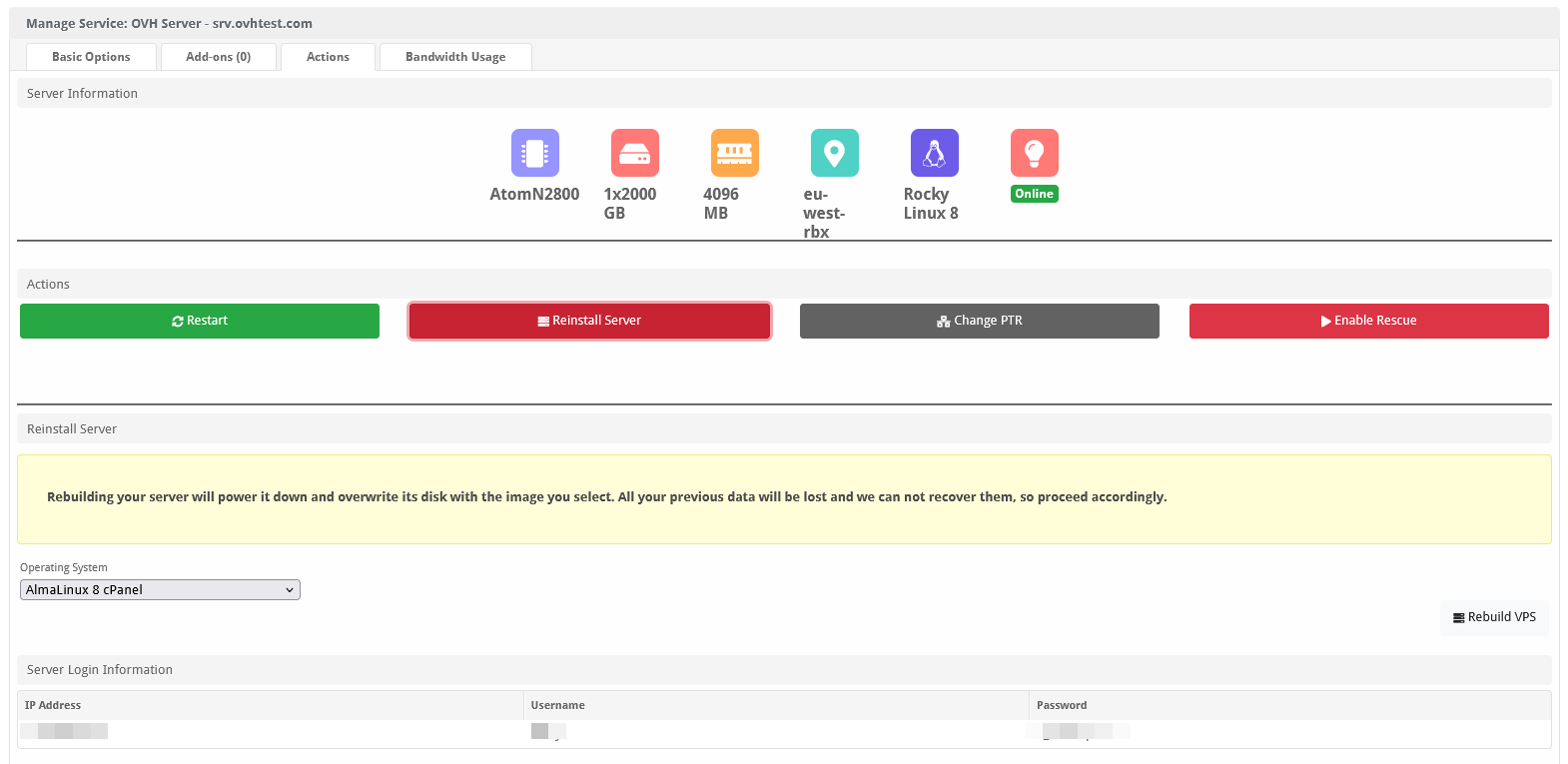 Openstack Cloud Automation Blesta Module