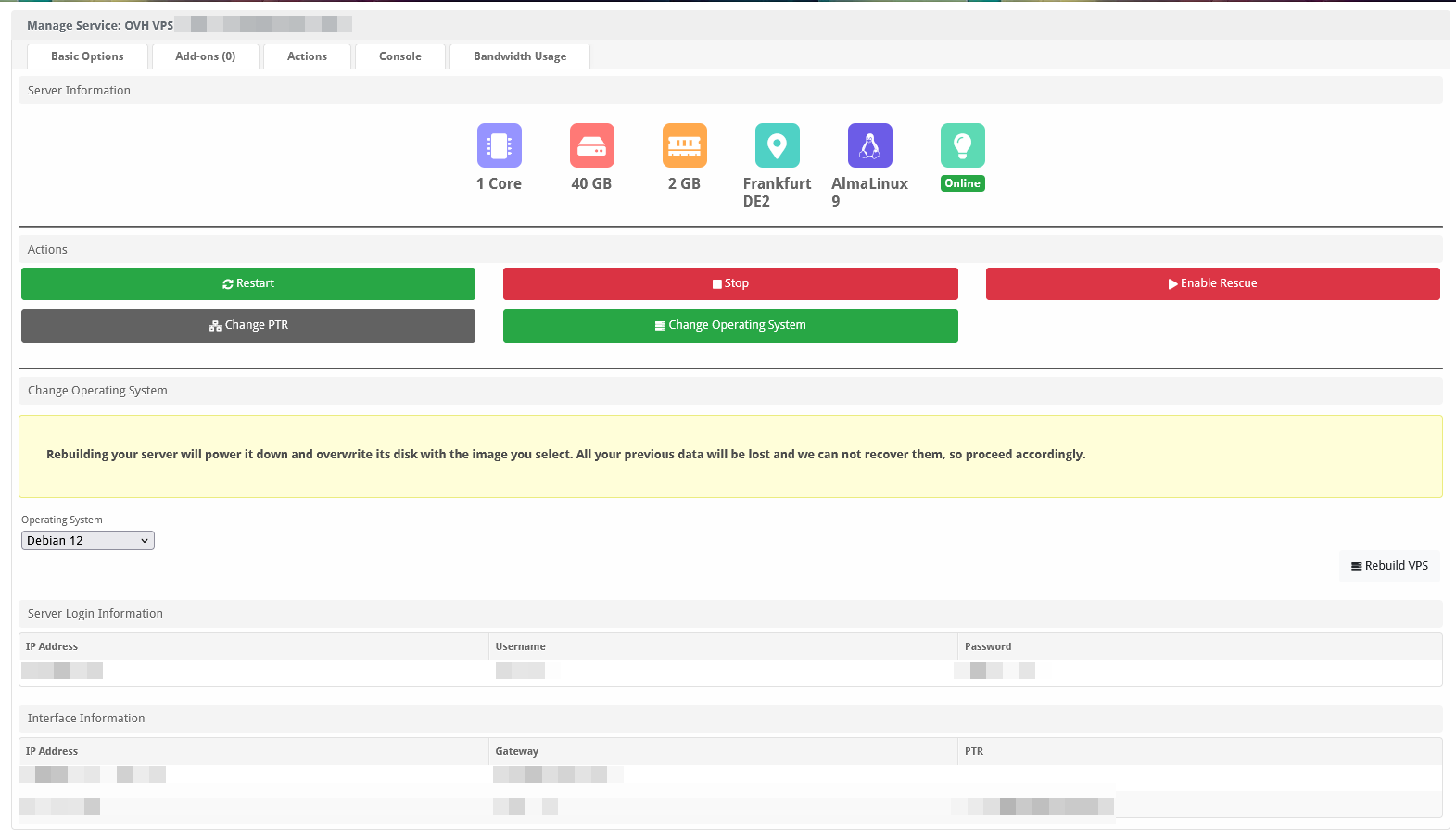 Openstack Cloud Automation Blesta Module