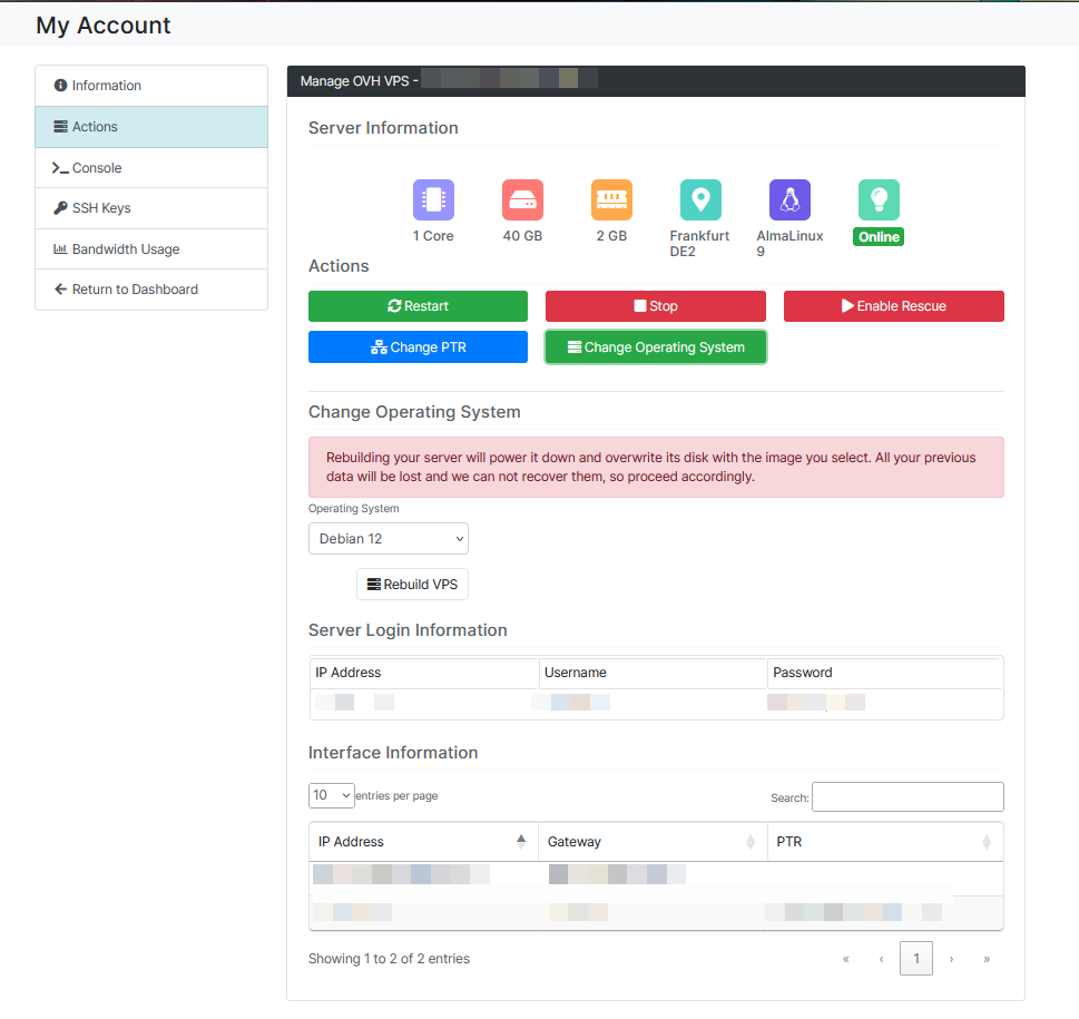 Openstack Cloud Automation Blesta Module