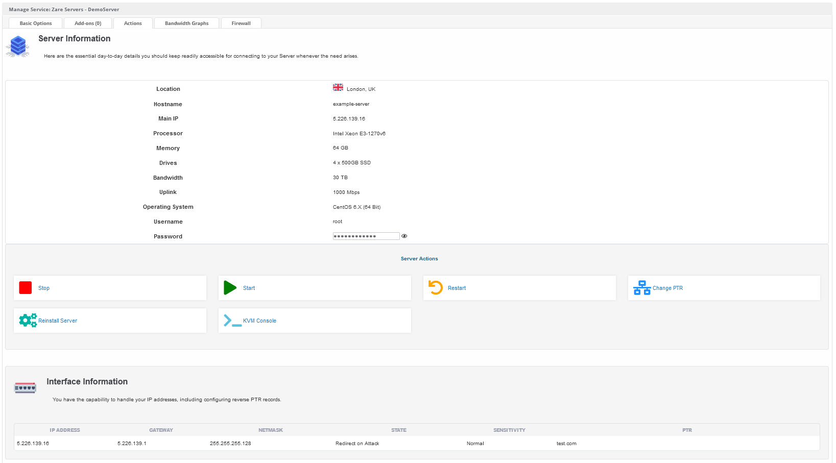 Zare Servers Automation Blesta Module