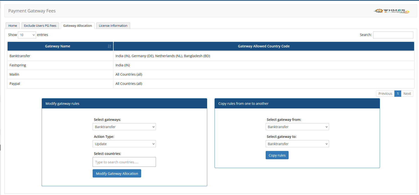 Payment Gateway Allocator