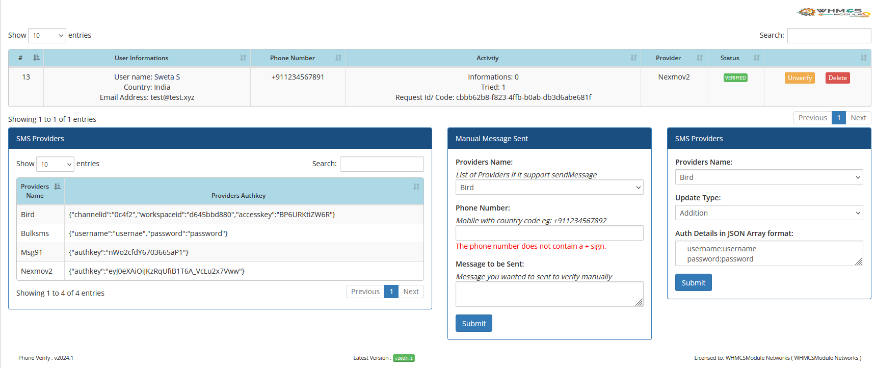 Phone Verification System